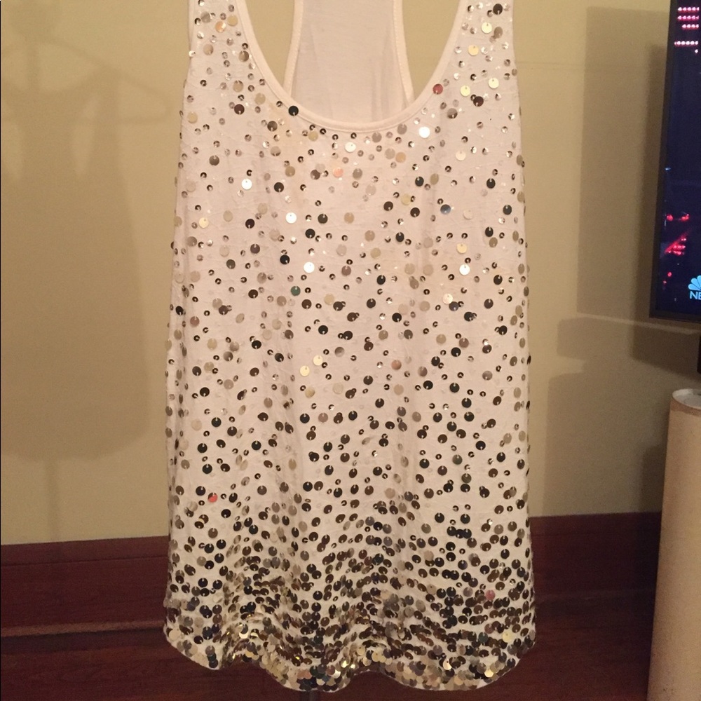 White sequence Express tank top